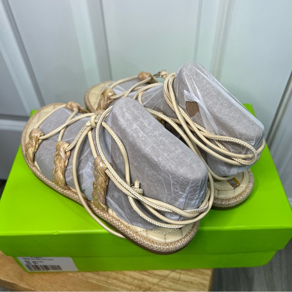 SAM EDELMAN Women's Zariah Round Toe Lace-Up Gladiator Sandals - Picture 4 of 6